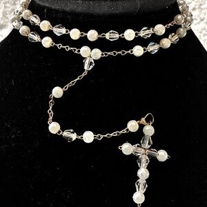 PEARL ROSARY-LIKE NECKLACE